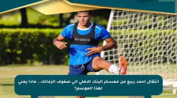 انتقال أحمد ربيع من معسكر البنك الأهلي إلى صفوف الزمالك.. ماذا يعني لهذا الموسم؟